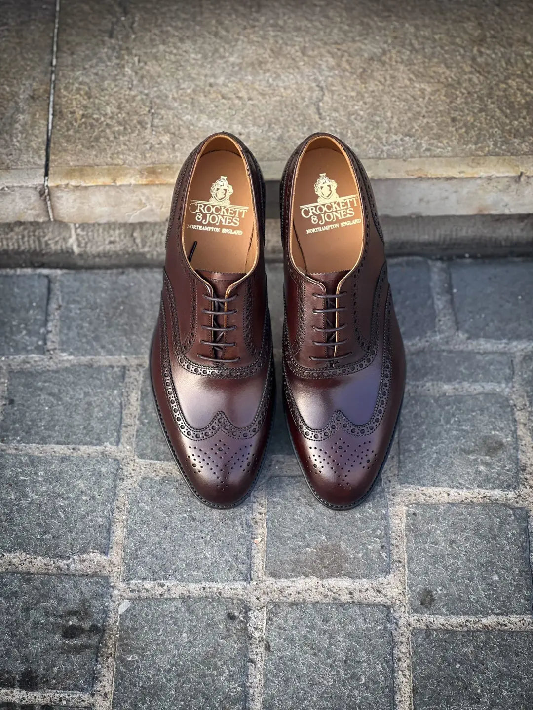Crockett & Jones Wesgate 2 Dark Brown Leather Brogue Oxford, view 5