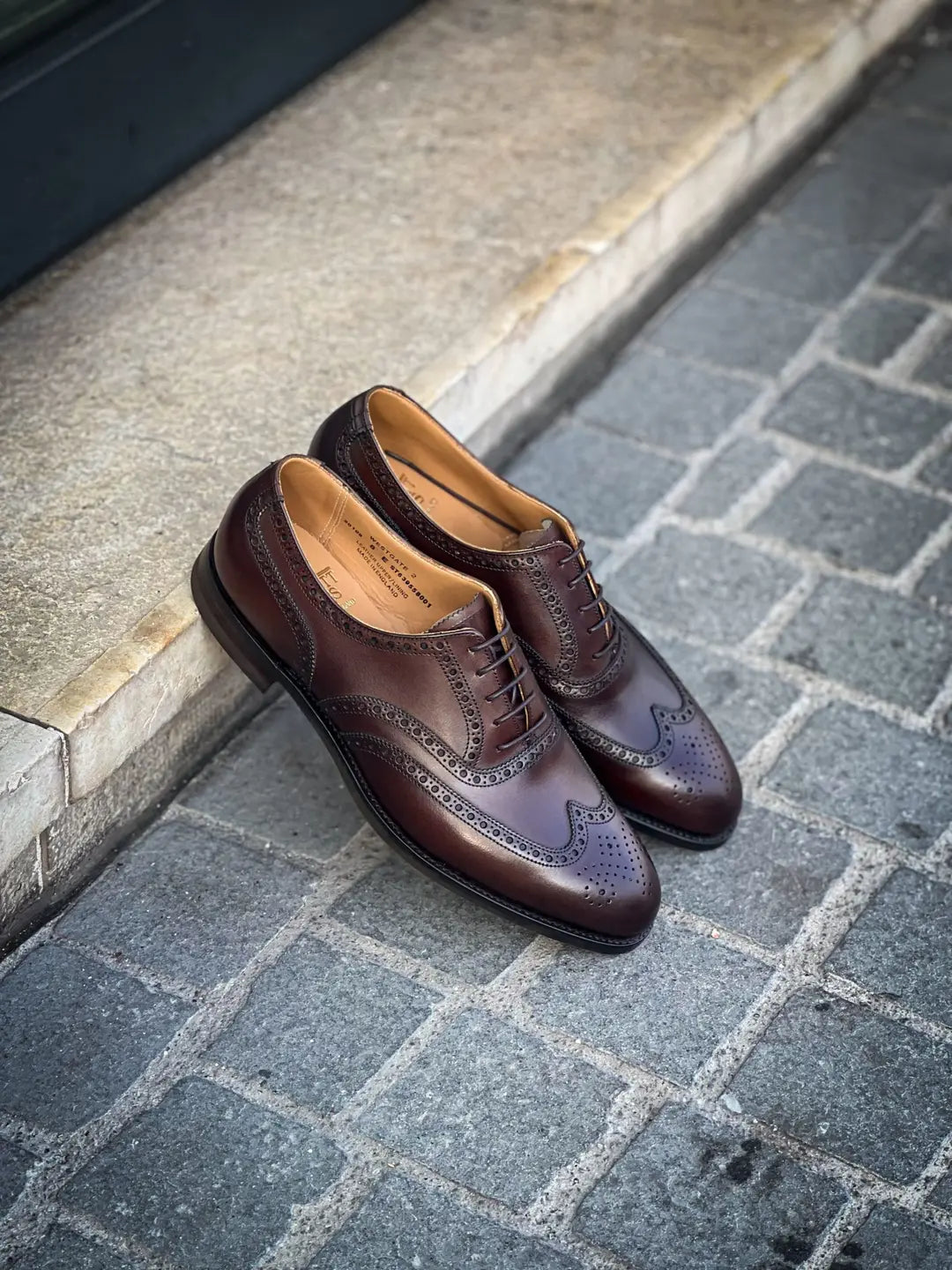 Crockett & Jones Wesgate 2 Dark Brown Leather Brogue Oxford