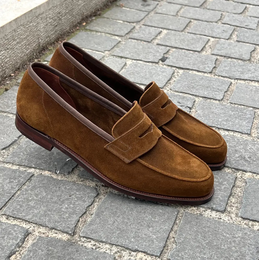 Crockett & Jones Richmond 2 Penny Loafer in suede