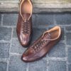 Santoni Leather Sneakers Brown – Bild 3
