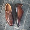 Santoni Leather Sneakers Brown – Bild 2