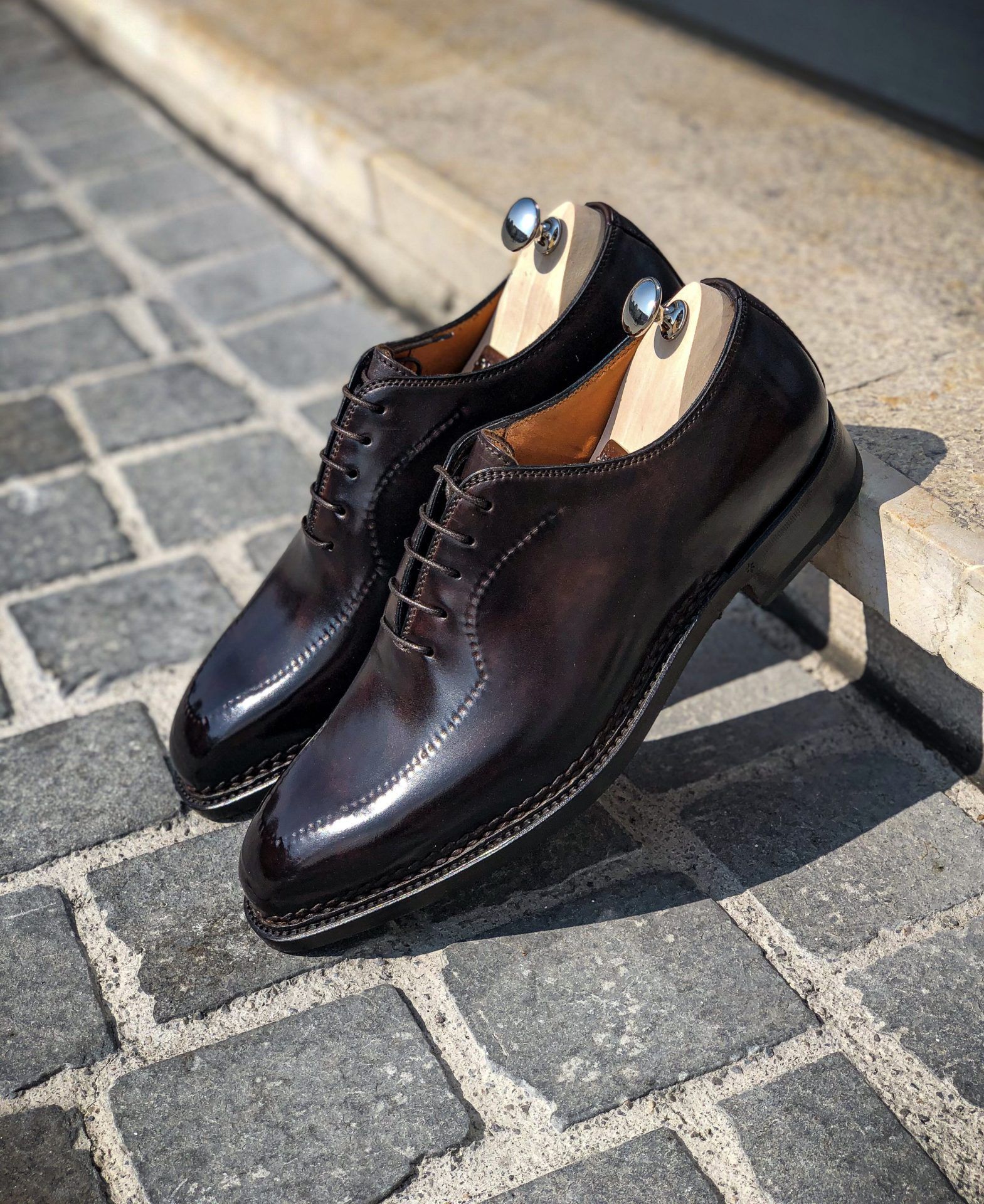 Bontoni Elegante Dark Brown • Luxury Shoes in Geneva | Brogue
