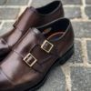 Santoni Double Buckle Dark Brown – Image 3