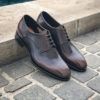 Santoni Derby Brown Patina
