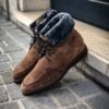 Santoni Fur Brown Boot - Image 6