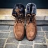 Santoni Fur Brown Boot - Image 5