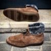 Santoni Fur Brown Boot - Image 4
