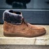 Santoni Fur Brown Boot - Image 2