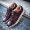 Santoni Basket Marron Patiné – Image 5