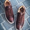 Santoni Basket Marron Patiné – Image 3