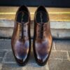 Santoni One Cut Dark Brown – Bild 5