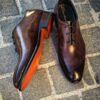 Santoni One Cut Dark Brown – Bild 3