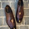 Santoni One Cut Dark Brown – Bild 2