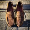 Santoni Mocassin en Daim Marron Clair – Image 5