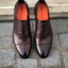 Santoni Richelieu Flexible Marron Foncé – Image 2