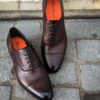 Santoni Richelieu Flexible Marron Foncé – Image 4