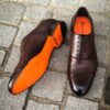 Santoni Richelieu Flexible Marron Foncé – Image 5