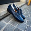 Bontoni Savarese II Blue Grain