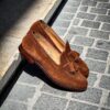 Crockett & Jones Cavendish Veau Velours Cognac