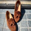 Crockett & Jones Cavendish Veau Velours Cognac – Image 3