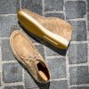 Carlos Santos Chukka Boot Beige Suede - Image 3