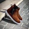 Magnanni Chelsea Cognac Veau Velours