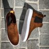 Magnanni Chelsea Cognac Veau Velours – Image 2