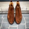 Carlos Santos Chelsea Veau Velours Tabac – Image 5