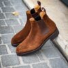 Carlos Santos Chelsea Veau Velours Tabac – Image 4