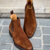 Carlos Santos Chelsea Veau Velours Tabac – Image 3