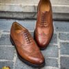 Carlos Santos Brogue Tan Grainé – Image 3
