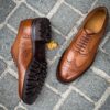 Carlos Santos Brogue Tan Grainé – Image 2