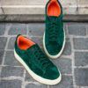Santoni Trainer Forest Green Suede - Image 4