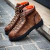 Santoni Alpin Boot Brown Suede – Bild 4