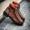 Santoni Alpin Boot Brown Suede