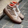 Santoni High Top Sneaker Beige