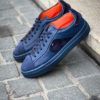 Santoni Basket Bleu Bi-Matière – Image 4