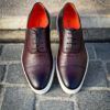 Santoni Basket Style Chaussure Bordeaux – Image 5