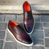 Santoni Basket Style Chaussure Bordeaux – Image 3