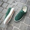 Santoni Woven Trainer Green Suede - Image 2
