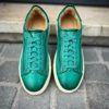 Santoni Green Leather Trainer – Bild 5