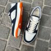 Santoni White/Blue Trainer – Bild 2
