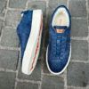 Santoni Basket Denim Veau Velours – Image 2