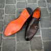 Santoni Double Buckle Flexi Dark Brown - Image 2
