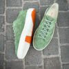 Santoni Basket en Veau Velours Vert Pastel – Image 2