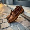 Santoni Mokka Suede Mocc - Image 4