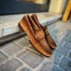 Santoni Mokka Suede Mocc