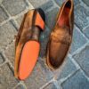 Santoni Mokka Suede Mocc - Image 2