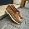 Magnanni Mocassin Veau Velours Beige