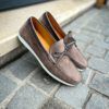 Magnanni Boat Shoes Grey Suede